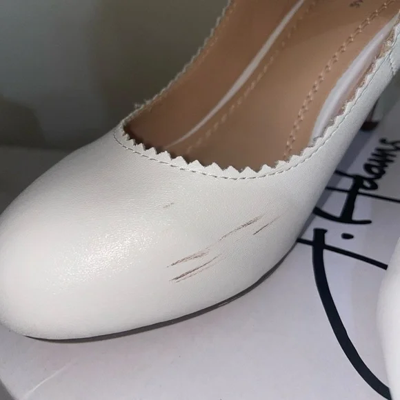 J Adams white Mary Jane heels - Picture 4 of 6